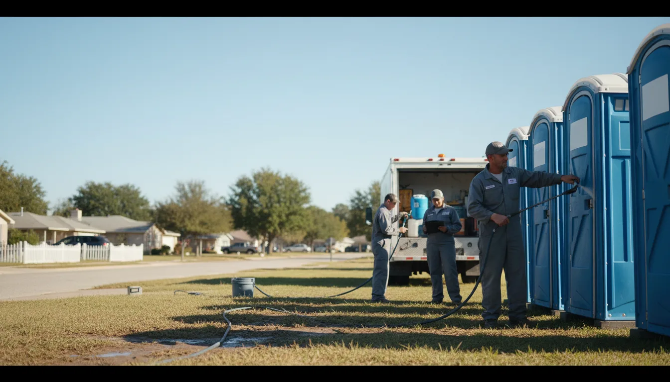 Long-Term Portable Toilet Rental in Crowley, LA near me